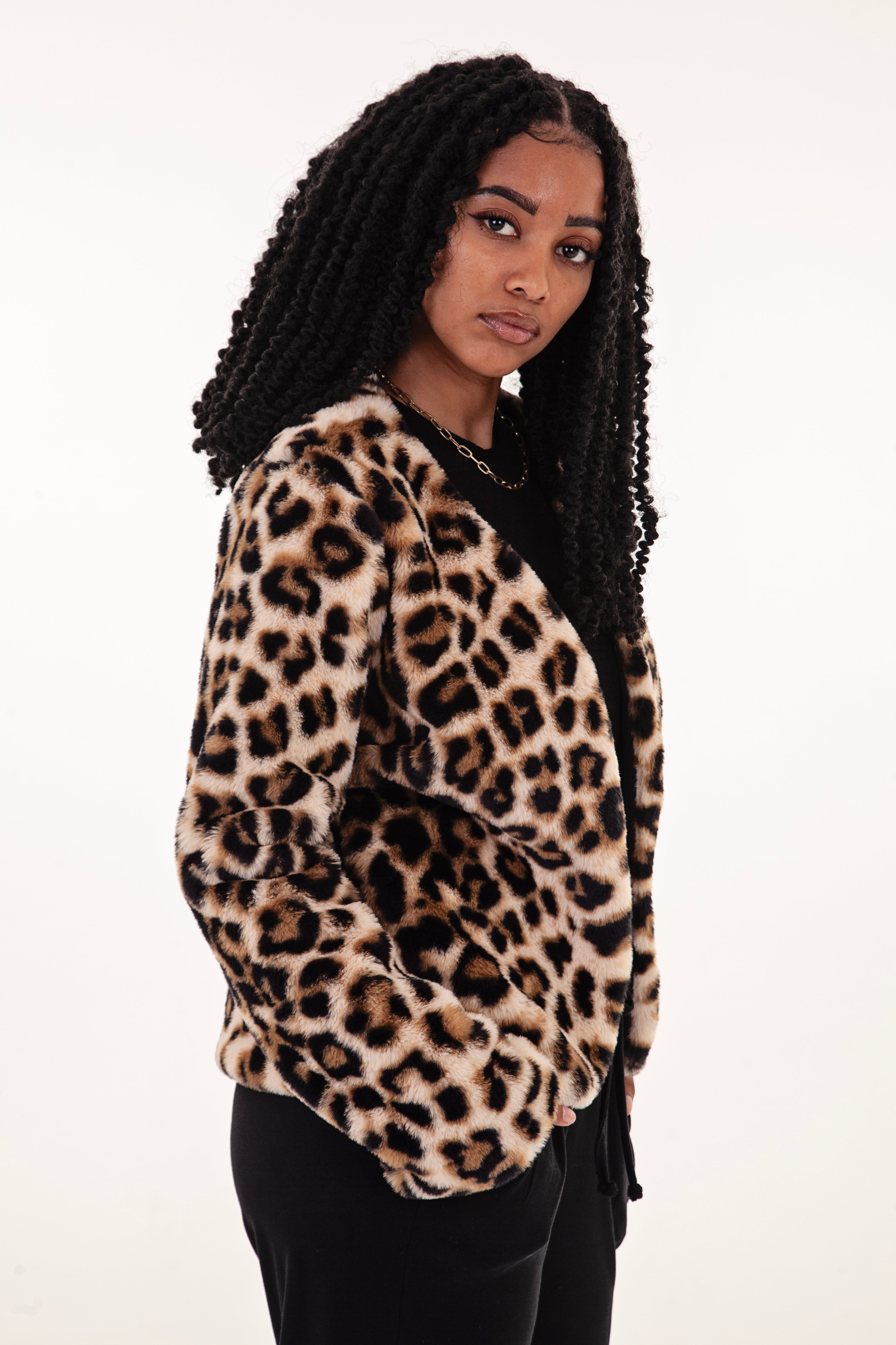 Natural Animal Fur Jacket