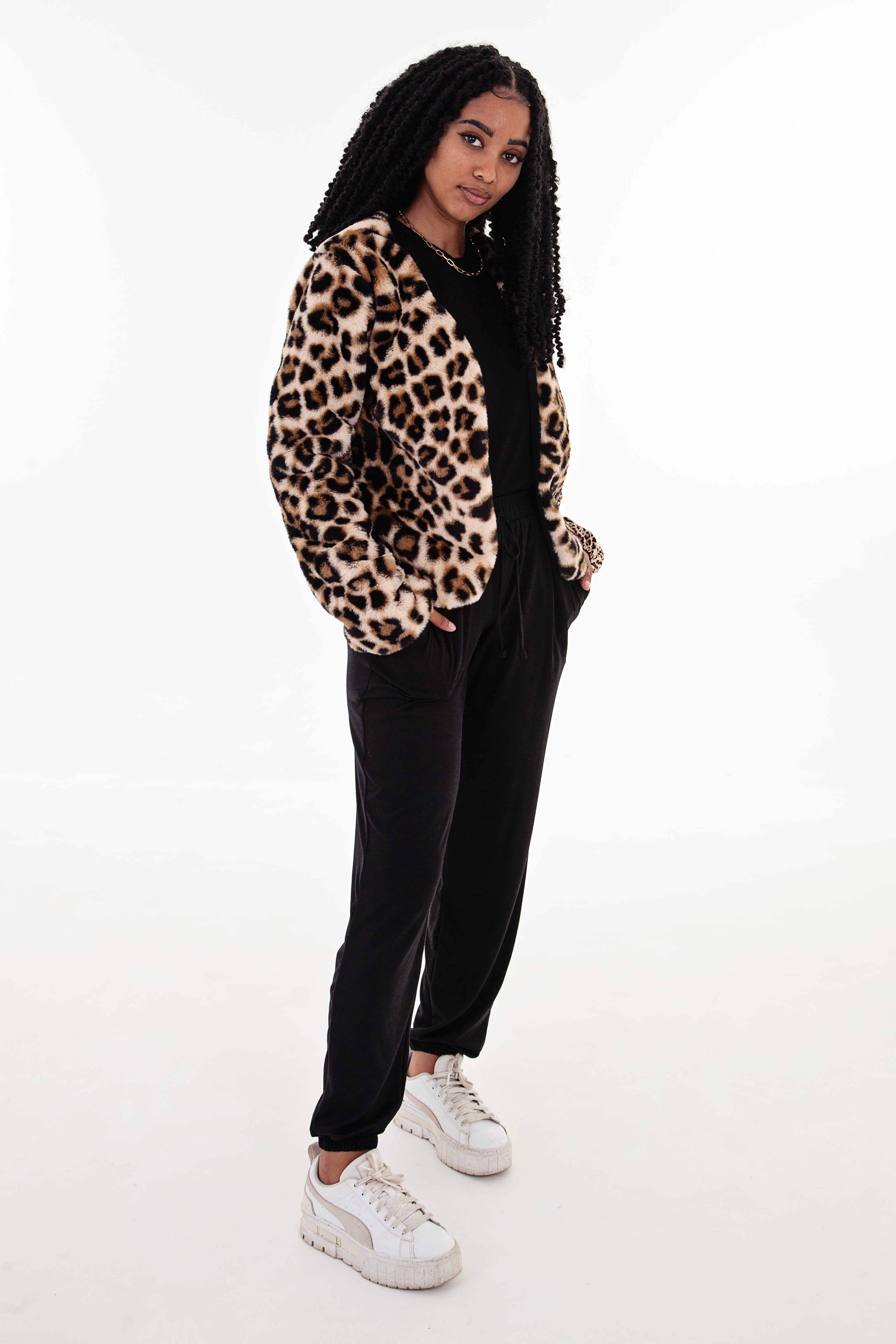 Natural Animal Fur Jacket