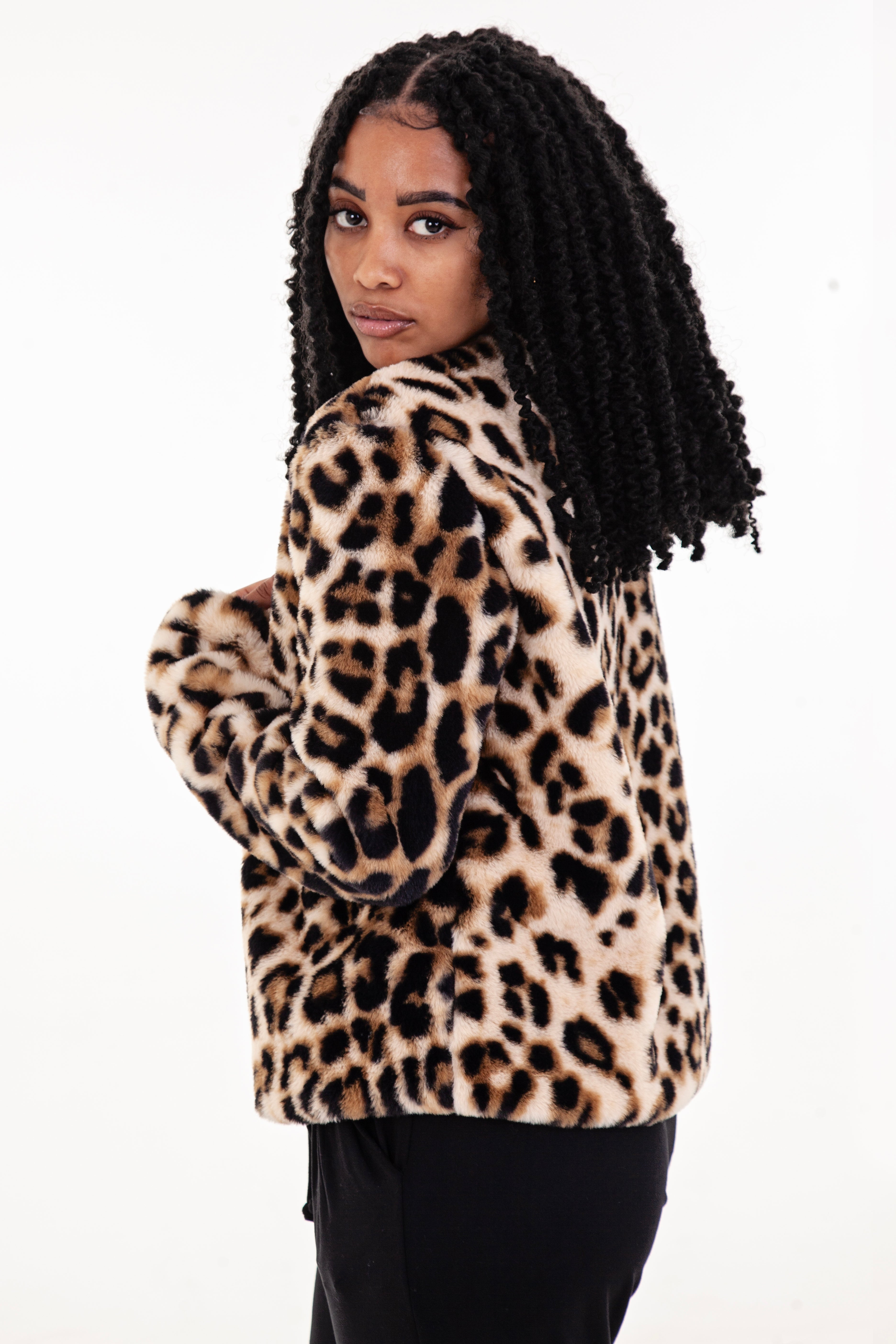 Natural Animal Fur Jacket