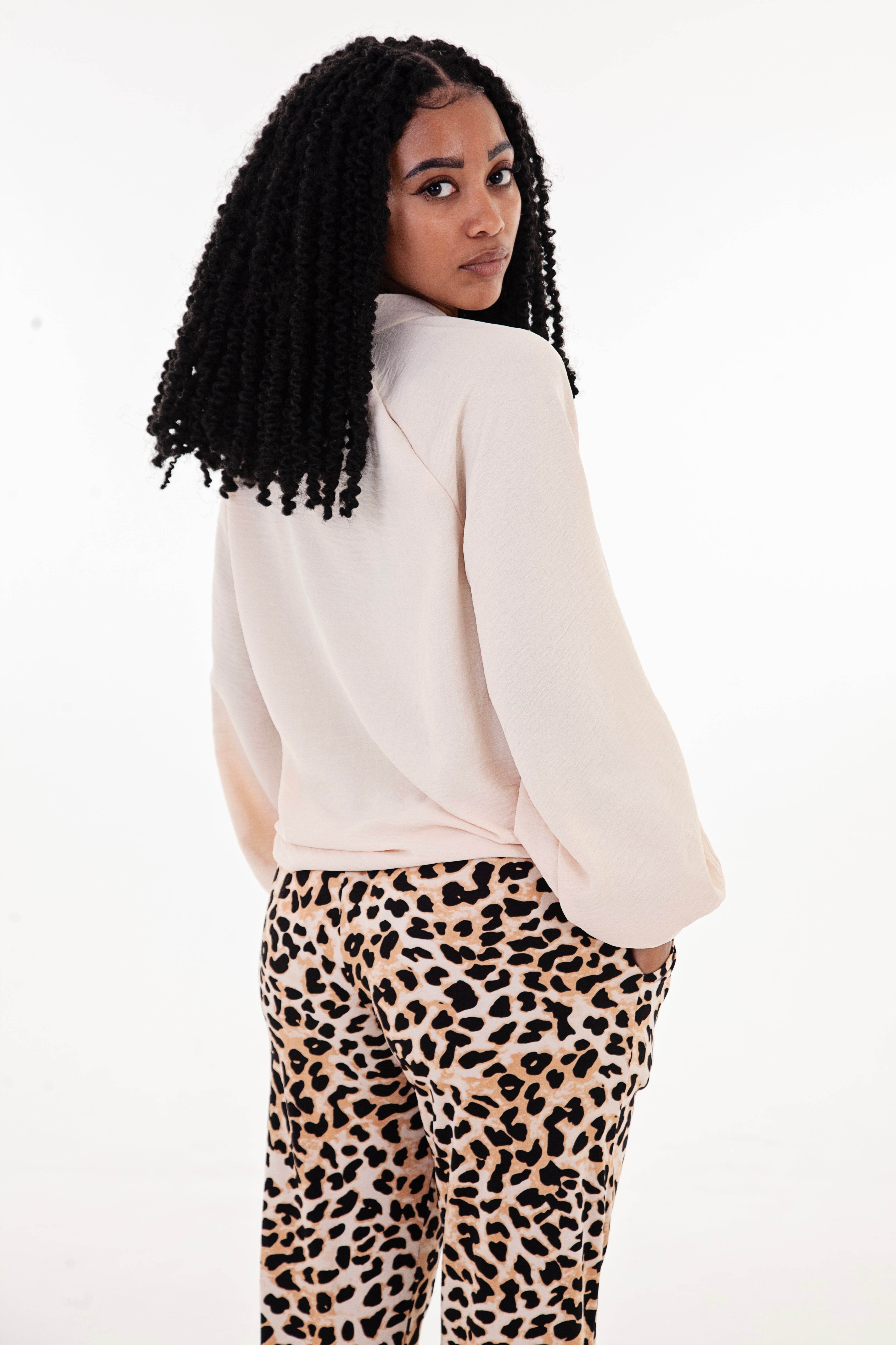 Stone Airflow Long Sleeve Blouse