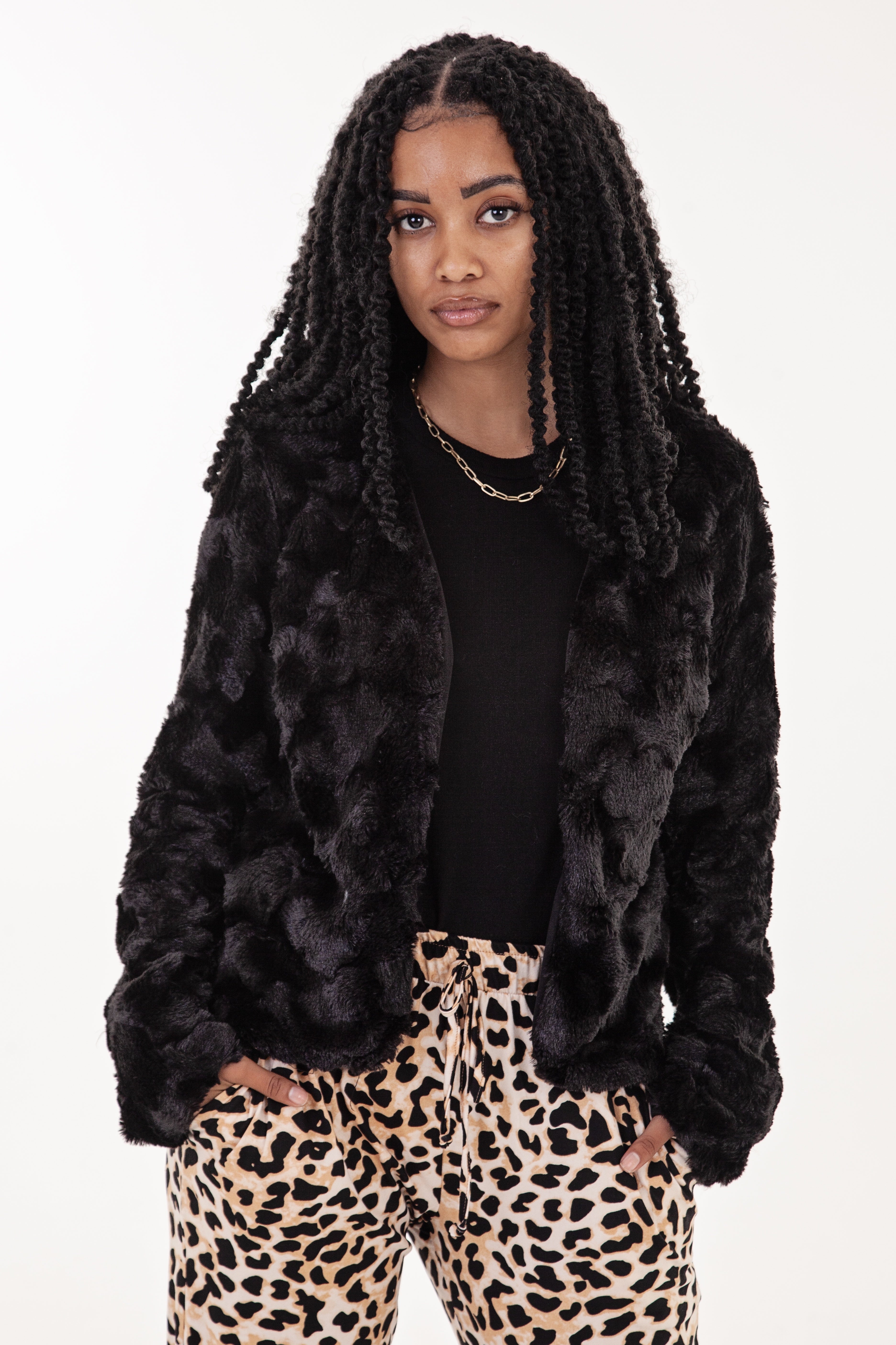 Black Fur Jacket