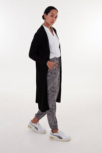 Black Knit Longer Length Cardigan