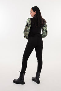 Black Faux Suede Jeggings